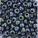 Miyuki seed beads 6/0 - Metallic iris gunmetal 6-456